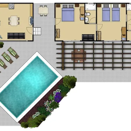 Sleeps 5 Pool Air Con Wifi * Argostoli (Kefalonia)